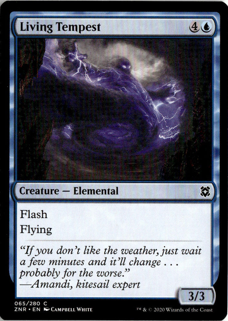 Living Tempest - Zendikar Rising #65 - Near Mint - Normal