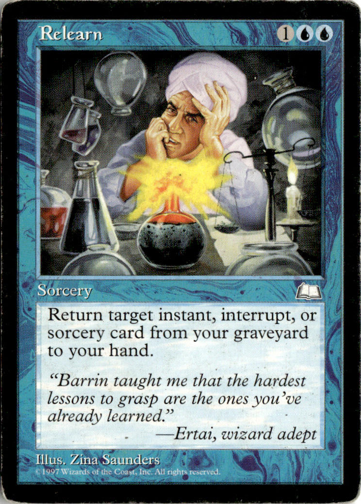 Relearn - Weatherlight #51 - Near Mint - Normal