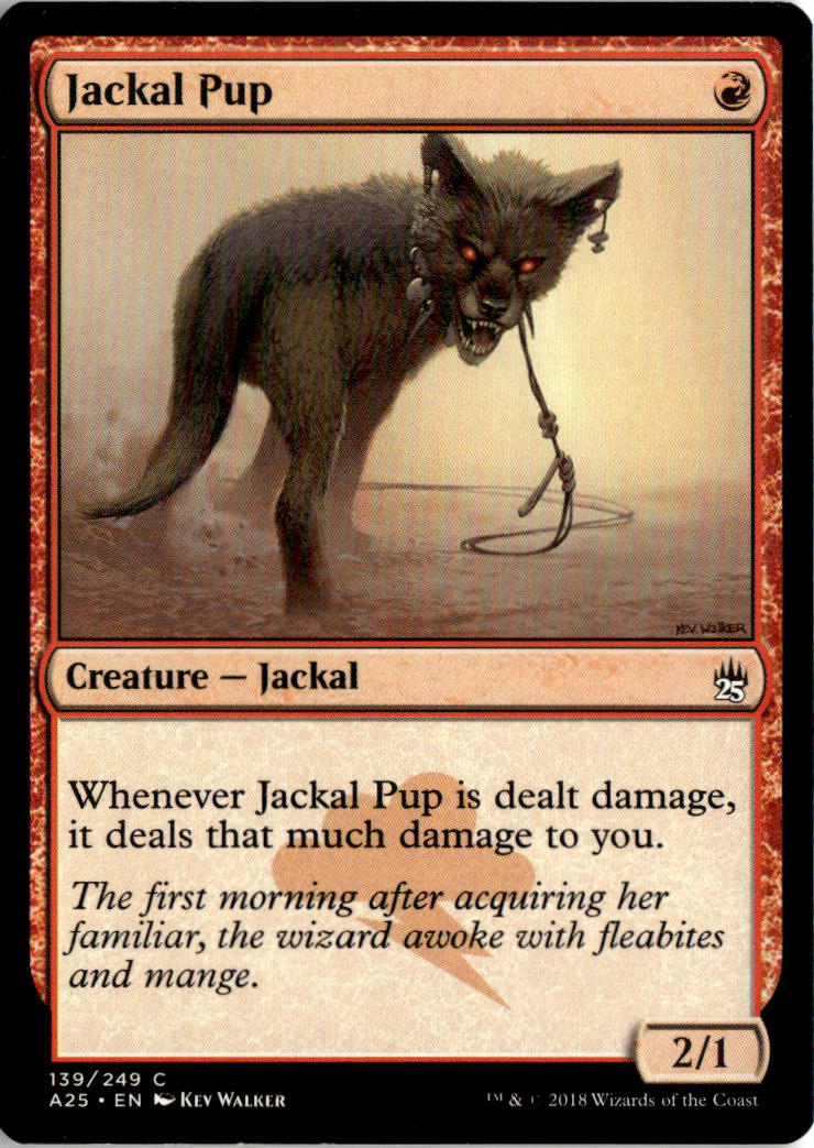 Jackal Pup - Masters 25 #139 - Near Mint - Normal