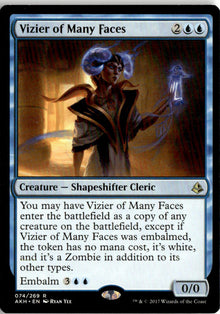 Vizier of Many Faces - Amonkhet #74 - Near Mint - Normal
