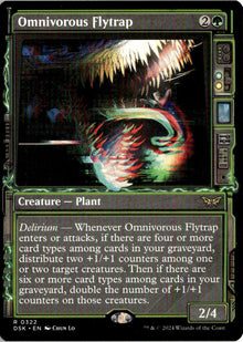 Omnivorous Flytrap - Duskmourn: House of Horror #322 - Near Mint - Normal