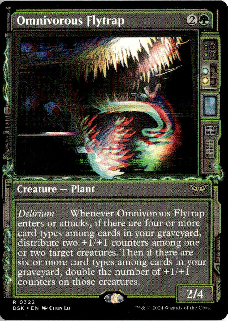 Omnivorous Flytrap - Duskmourn: House of Horror #322 - Near Mint - Normal