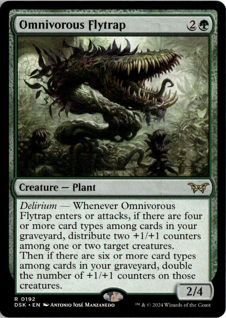 Omnivorous Flytrap - Duskmourn: House of Horror #192 - Near Mint - Normal