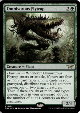 Omnivorous Flytrap - Duskmourn: House of Horror #192 - Near Mint - Normal