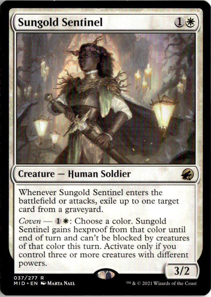 Sungold Sentinel - Innistrad: Midnight Hunt #37 - Near Mint - Normal