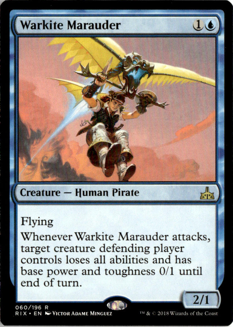 Warkite Marauder - Rivals of Ixalan #60 - Near Mint - Normal