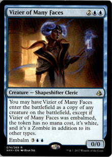 Vizier of Many Faces - Amonkhet #74 - Near Mint - Normal