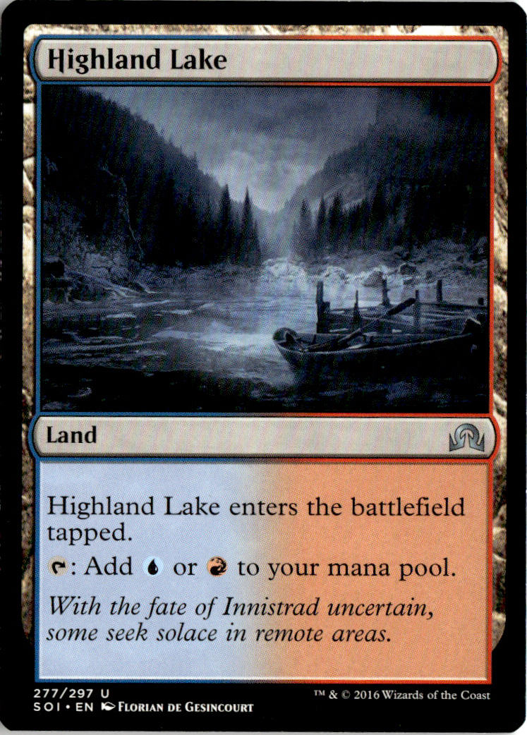 Highland Lake - Shadows over Innistrad #277 - Near Mint - Normal