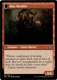 Skin Invasion // Skin Shedder - Shadows over Innistrad #182 - Near Mint - Normal