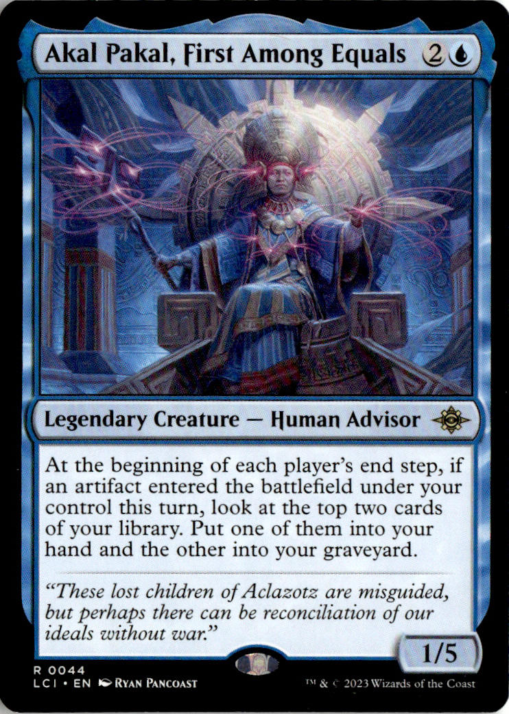 Akal Pakal, First Among Equals - The Lost Caverns of Ixalan #44 - Near Mint - Normal