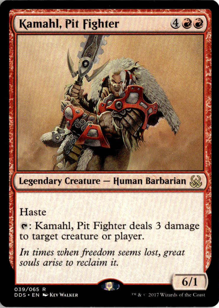 Kamahl, Pit Fighter - Duel Decks: Mind vs. Might #39 - Near Mint - Normal