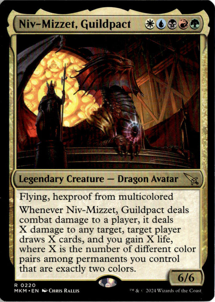 Niv-Mizzet, Guildpact - Murders at Karlov Manor #220 - Near Mint - Normal