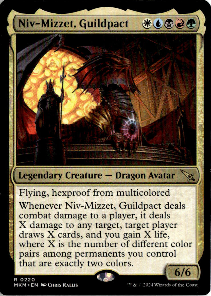Niv-Mizzet, Guildpact - Murders at Karlov Manor #220 - Near Mint - Normal