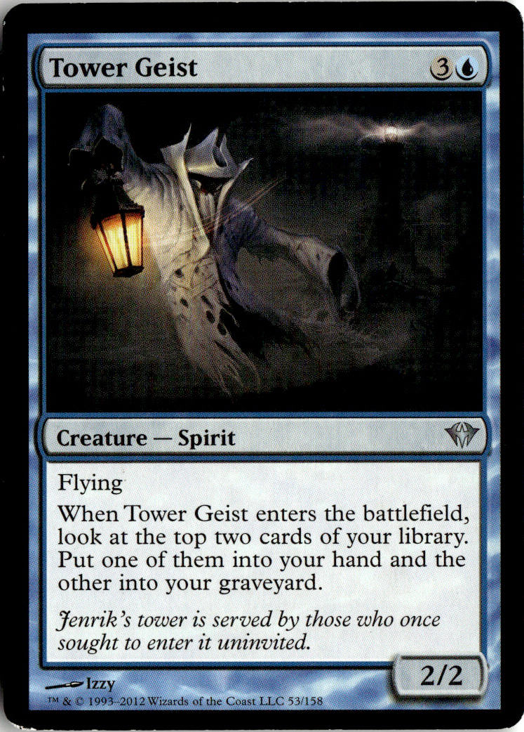 Tower Geist - Dark Ascension #53 - Near Mint - Normal