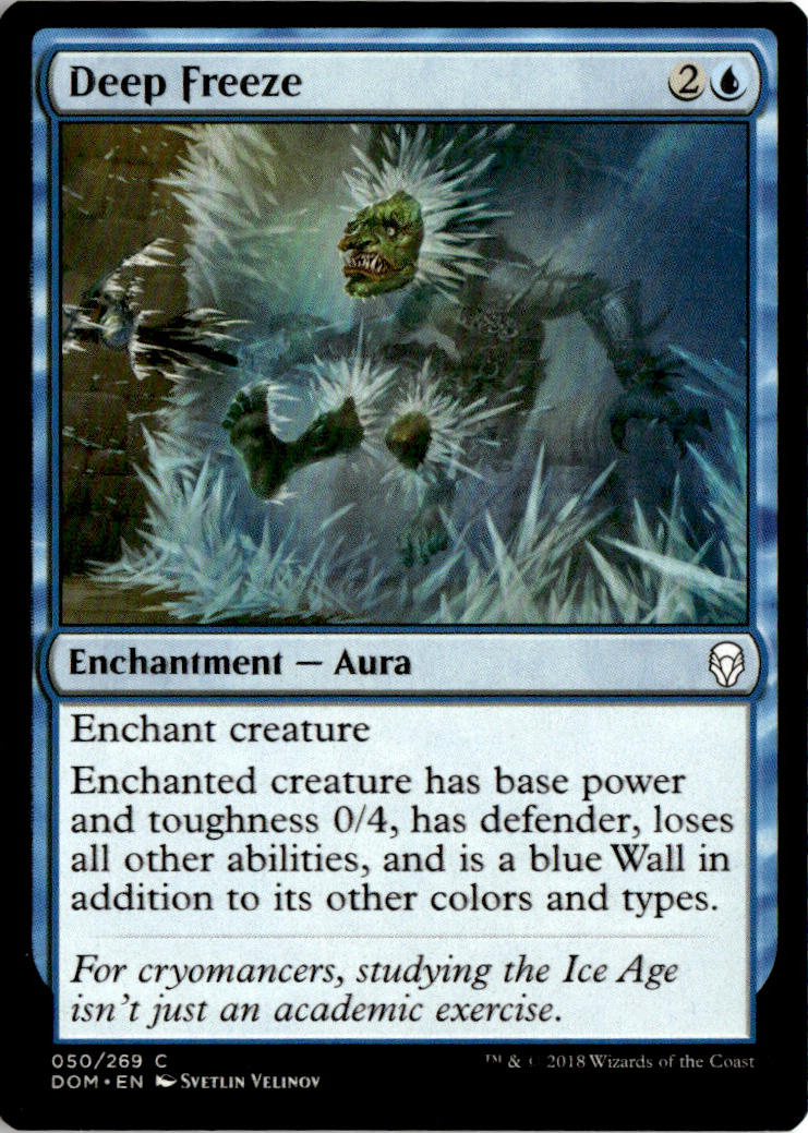 Deep Freeze - Dominaria #50 - Near Mint - Normal