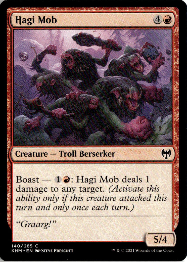 Hagi Mob - Kaldheim #140 - Near Mint - Normal