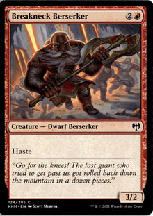 Breakneck Berserker - Kaldheim #124 - Near Mint - Normal