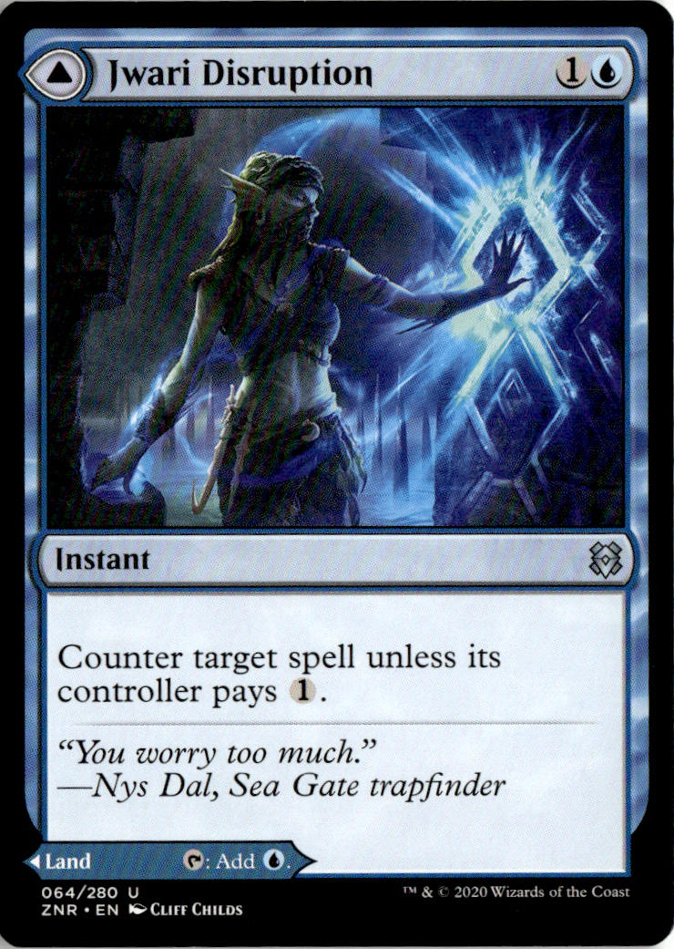 Jwari Disruption // Jwari Ruins - Zendikar Rising #64 - Near Mint - Normal