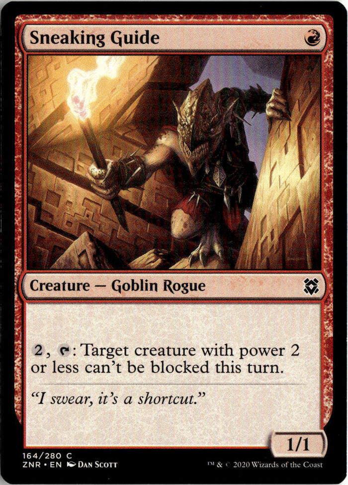 Sneaking Guide - Zendikar Rising #164 - Near Mint - Normal