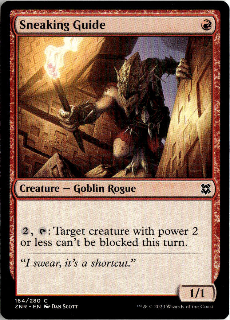Sneaking Guide - Zendikar Rising #164 - Near Mint - Normal