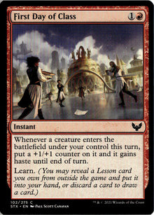 First Day of Class - Strixhaven: School of Mages #102 - Near Mint - Normal