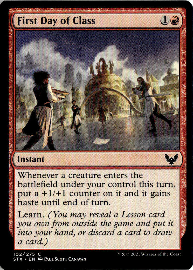 First Day of Class - Strixhaven: School of Mages #102 - Near Mint - Normal