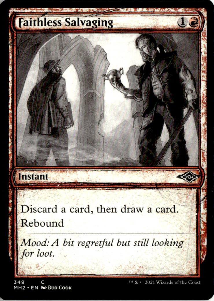 Faithless Salvaging - Modern Horizons 2 #349 - Near Mint - Normal