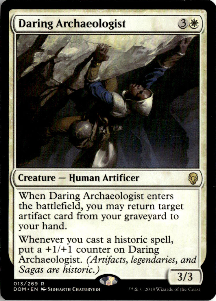 Daring Archaeologist - Dominaria #13 - Near Mint - Normal