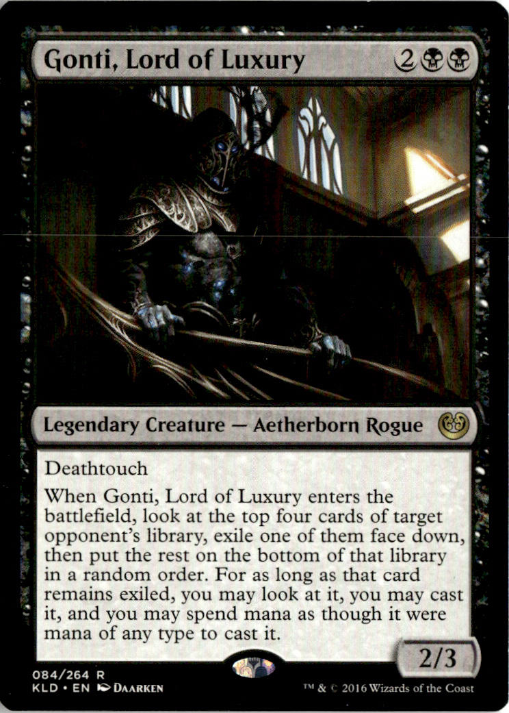 Gonti, Lord of Luxury - Kaladesh #84 - Near Mint - Normal
