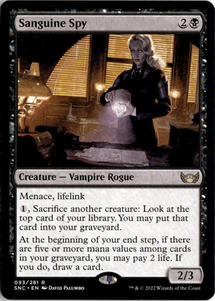 Sanguine Spy - Streets of New Capenna #93 - Near Mint - Normal
