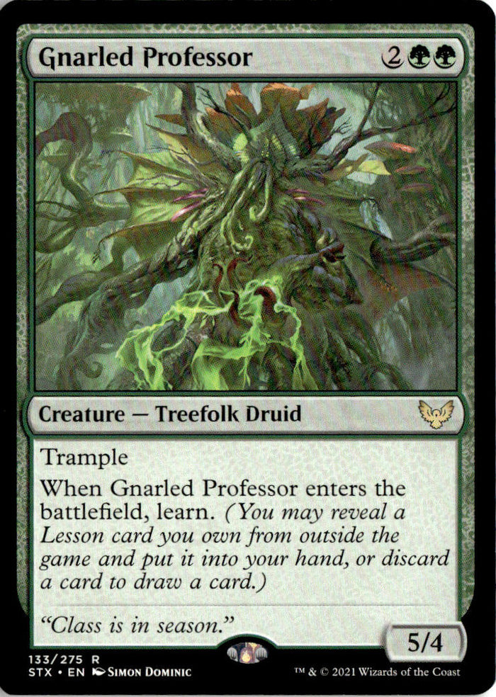 Gnarled Professor - Strixhaven: School of Mages #133 - Near Mint - Normal