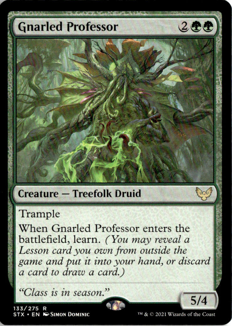 Gnarled Professor - Strixhaven: School of Mages #133 - Near Mint - Normal