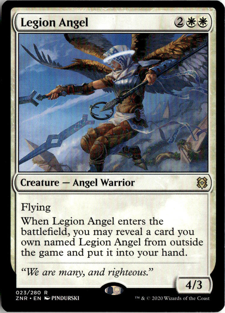 Legion Angel - Zendikar Rising #23 - Near Mint - Normal
