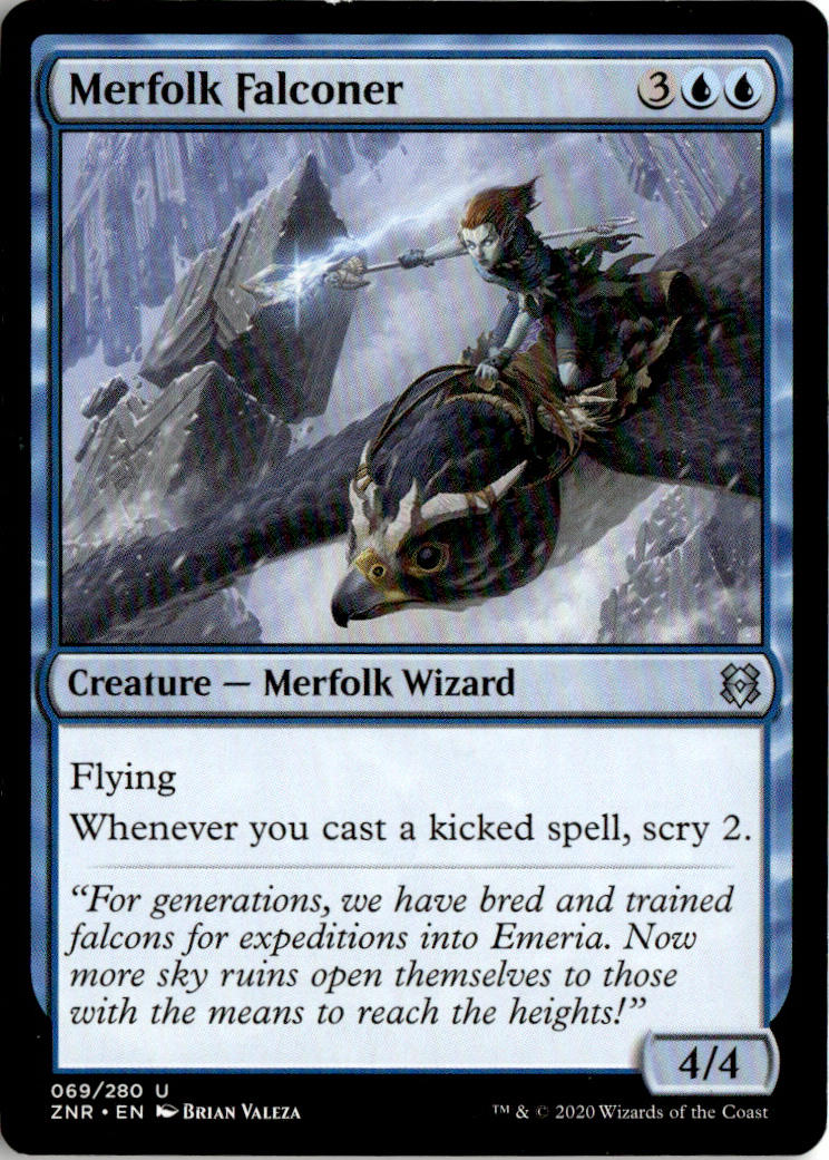 Merfolk Falconer - Zendikar Rising #69 - Near Mint - Normal