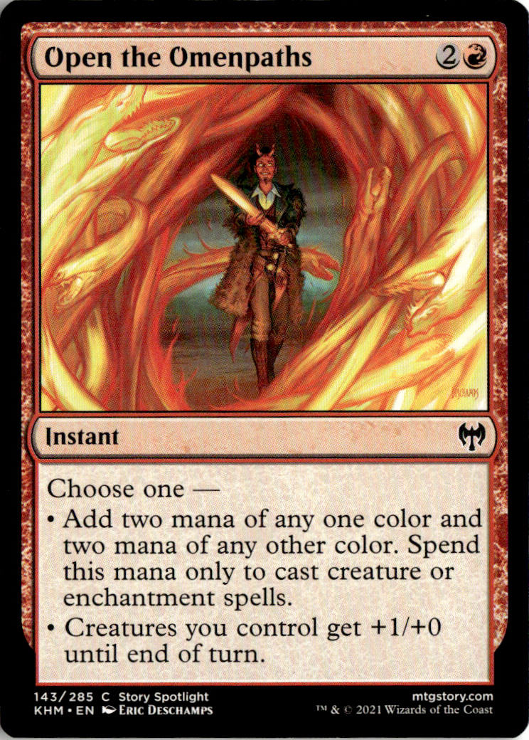Open the Omenpaths - Kaldheim #143 - Near Mint - Normal
