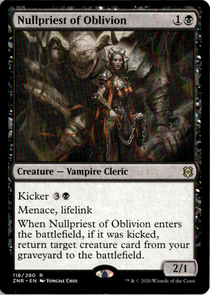 Nullpriest of Oblivion - Zendikar Rising #118 - Near Mint - Normal