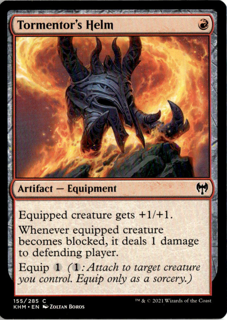 Tormentor's Helm - Kaldheim #155 - Near Mint - Normal