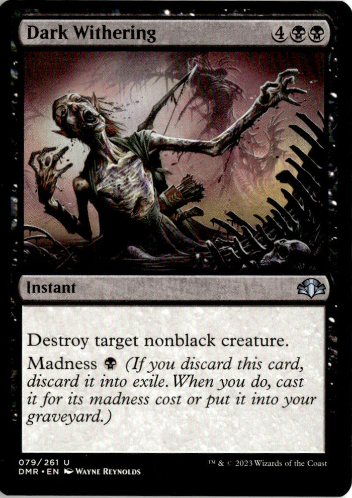 Dark Withering - Dominaria Remastered #79 - Near Mint - Normal