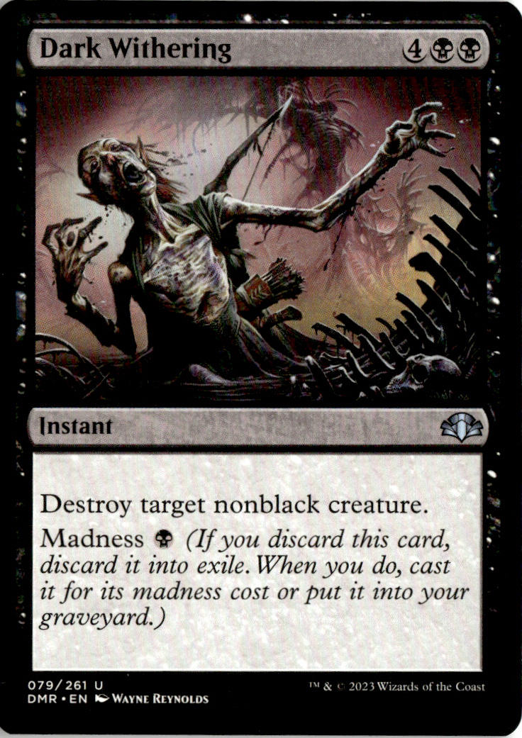 Dark Withering - Dominaria Remastered #79 - Near Mint - Normal