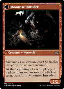 Village Messenger // Moonrise Intruder - Shadows over Innistrad #190 - Near Mint - Normal