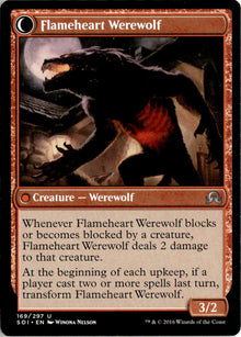 Kessig Forgemaster // Flameheart Werewolf - Shadows over Innistrad #169 - Near Mint - Normal