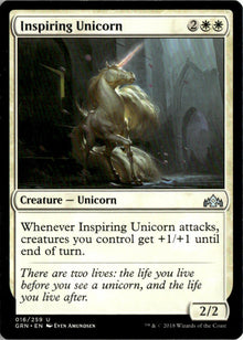Inspiring Unicorn - Guilds of Ravnica #16 - Near Mint - Normal