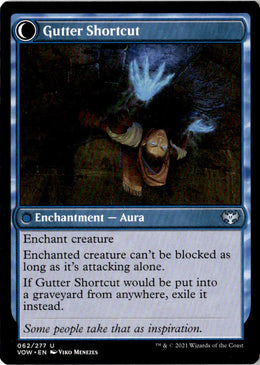 Gutter Skulker // Gutter Shortcut - Innistrad: Crimson Vow #62 - Near Mint - Normal