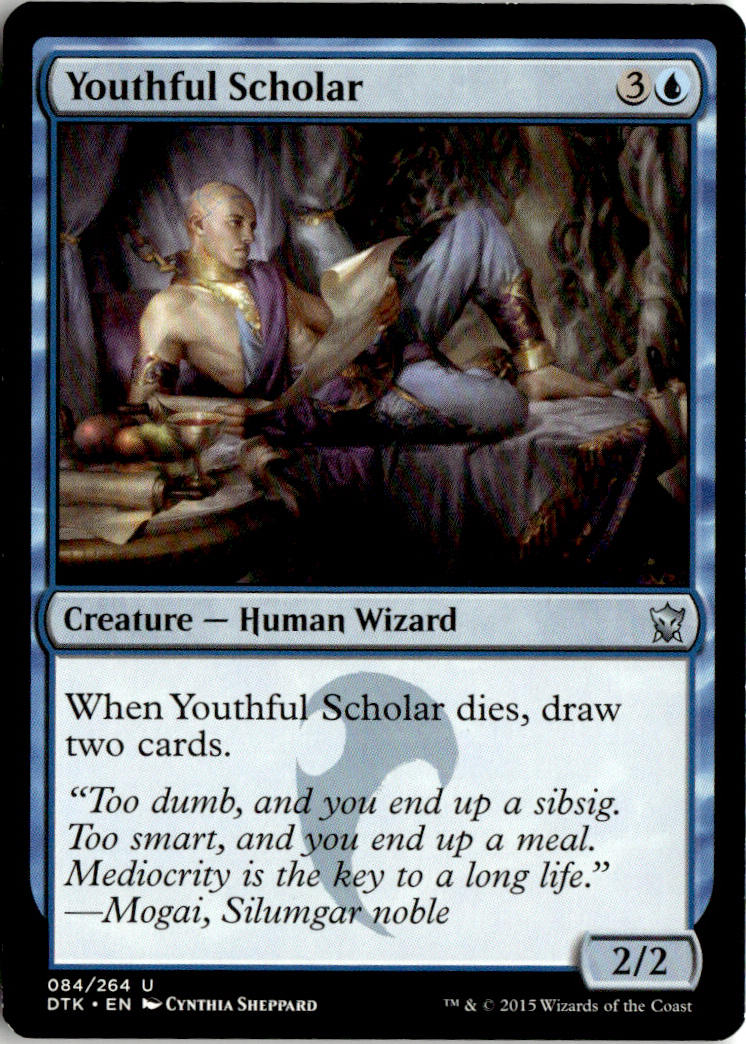 Youthful Scholar - Dragons of Tarkir #84 - Near Mint - Normal