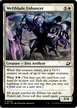 Weftblade Enhancer - Edge of Eternities #44 - Near Mint - Normal