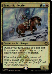 Temur Battlecrier - Tarkir: Dragonstorm #228 - Near Mint - Holofoil