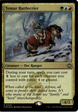 Temur Battlecrier - Tarkir: Dragonstorm #228 - Near Mint - Holofoil