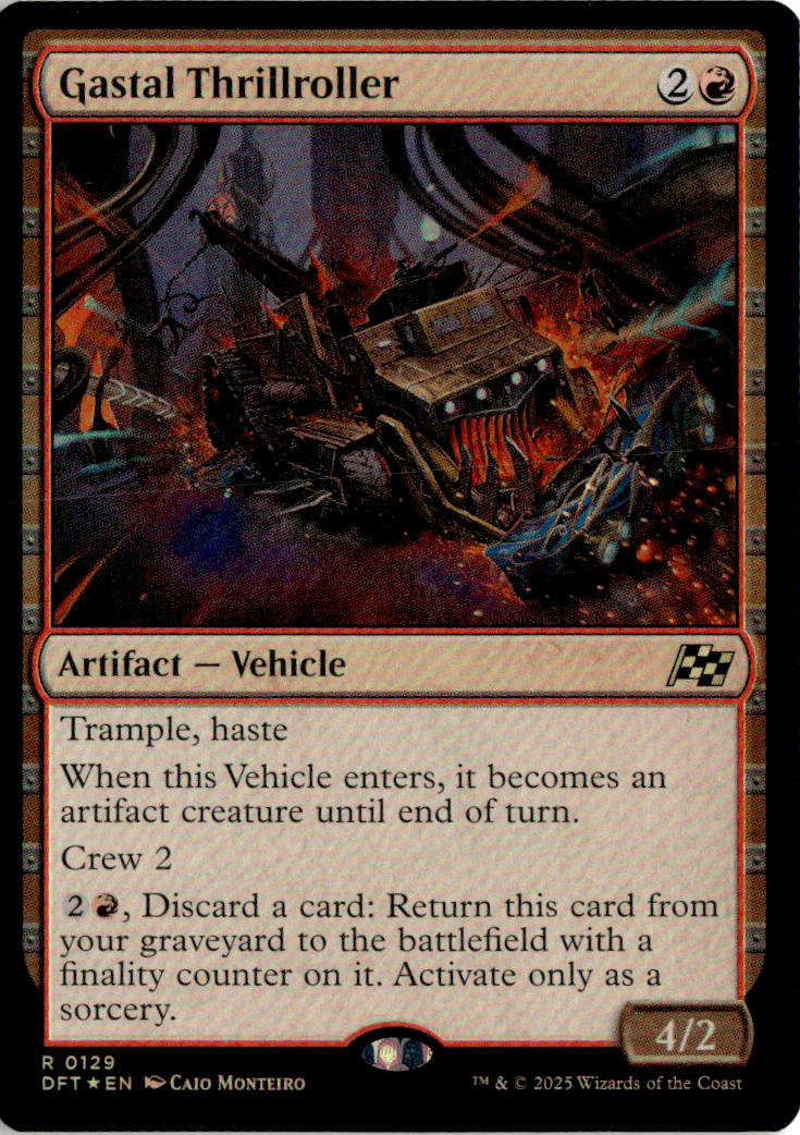 Gastal Thrillroller - Aetherdrift #129 - Near Mint - Holofoil