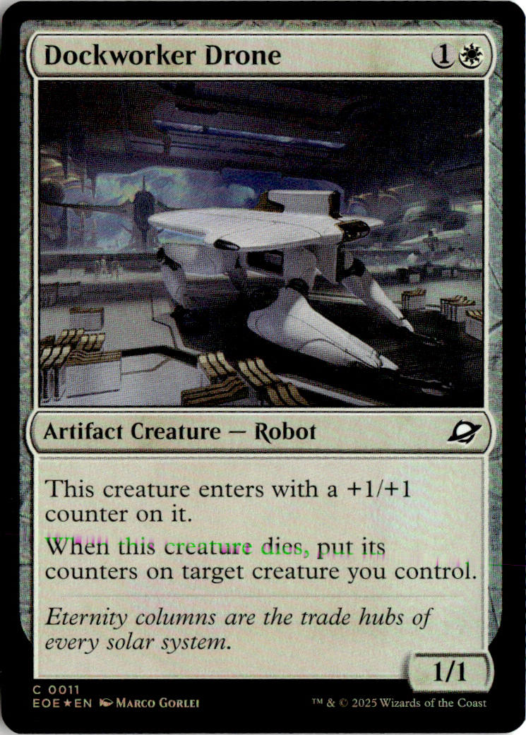Dockworker Drone - Edge of Eternities #11 - Near Mint - Holofoil