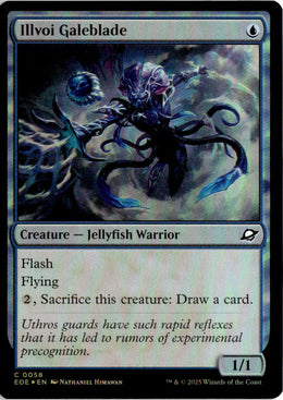Illvoi Galeblade - Edge of Eternities #58 - Near Mint - Holofoil